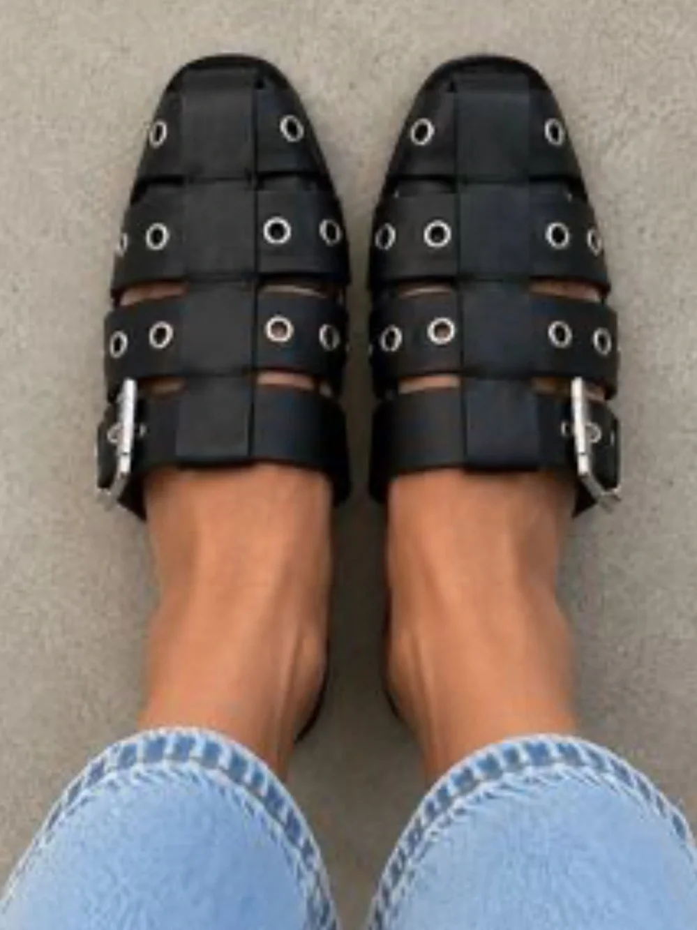 Steve Madden black leather